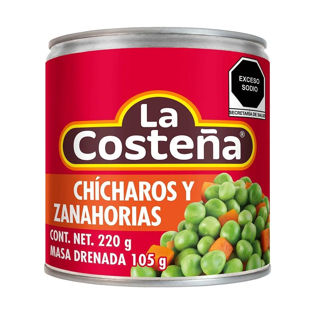 La Costeña Chícharos y Zanahorias 220g
